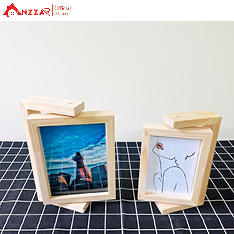 Khung Ảnh Để Bàn Xoay Dọc Anzzar-04 (15x10x4cm) - Ảnh 5