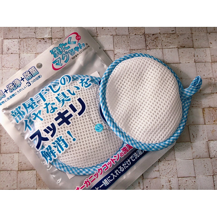 Túi giặt sinh học Sentaku Mag-chan - Màu xanh Blue - Hàng Nội Địa Nhật Bản