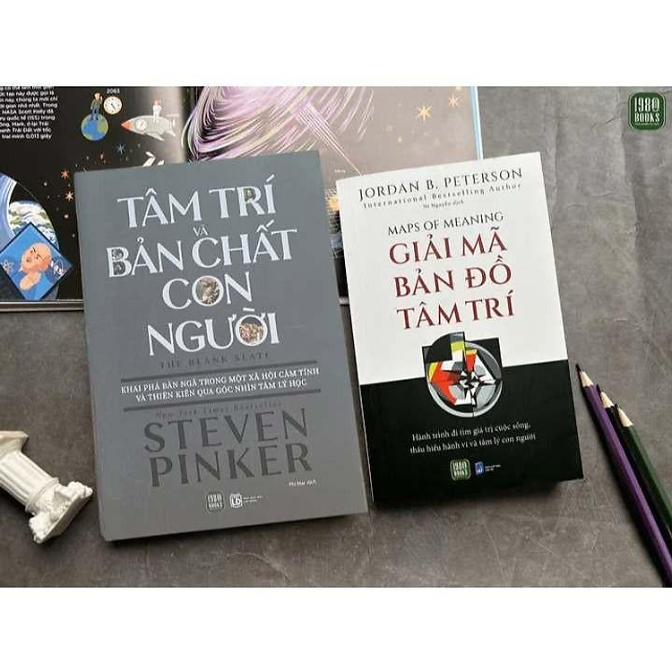 Sách - Giải Mã Bản Đồ Tâm Trí + Tâm Trí Và Bản Chất Con Người - Combo 2 Cuốn - 1980 Books