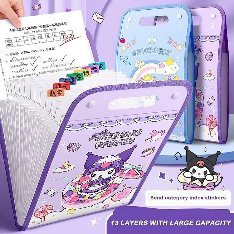 Túi Bìa Lưu Trữ A4 (13 ngăn)