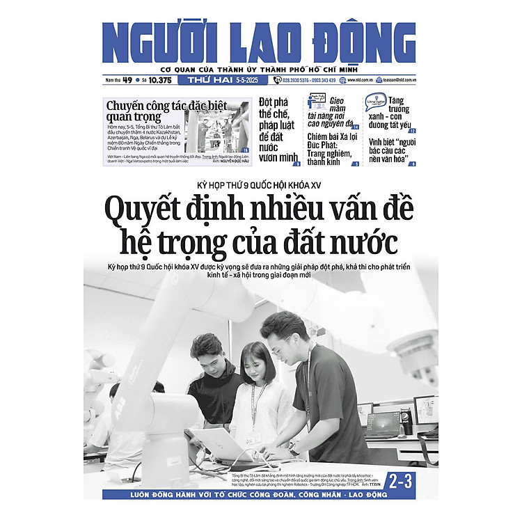 báo Người Lao Động từ ngày 05-05-2025 đến 11-05-2025
