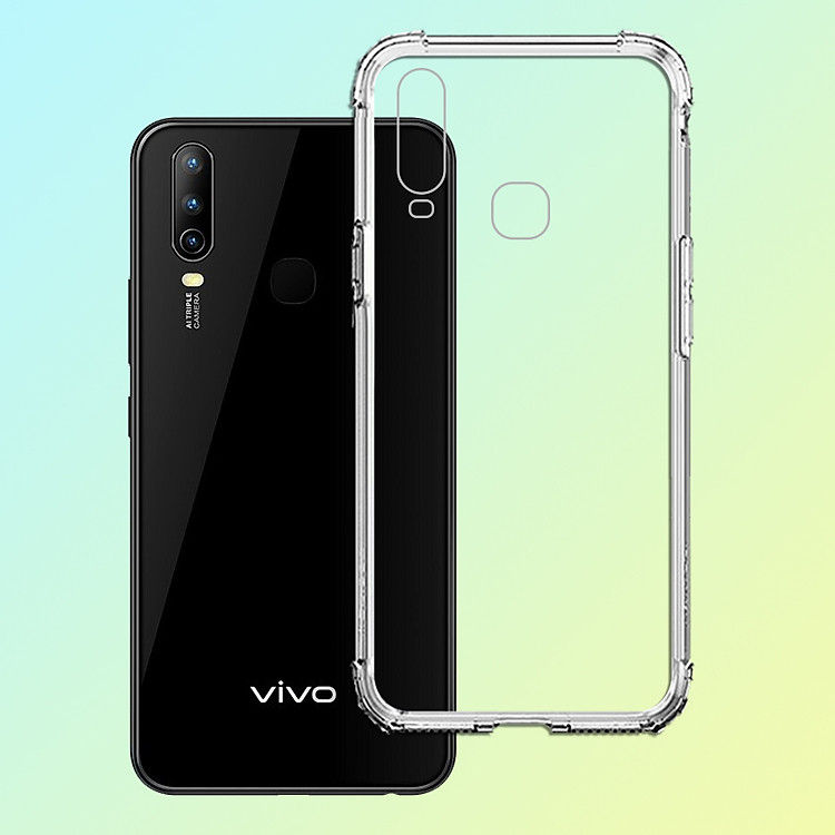 Ốp Lưng Chống Sốc cho Vivo U10 - 04089 Dẻo Trong - Hàng Chính Hãng