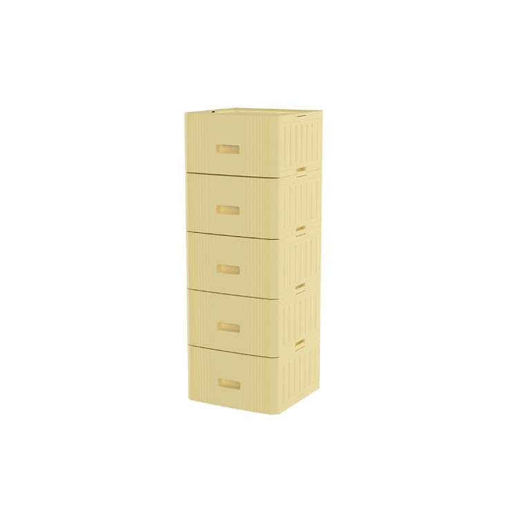 Tủ lắp ghép MatsuLock 5 ngăn DUY TÂN nhựa PP/ABS, 5 hộc tủ tháo lắp linh hoạt, tủ quần áo đa năng, tiện lợi