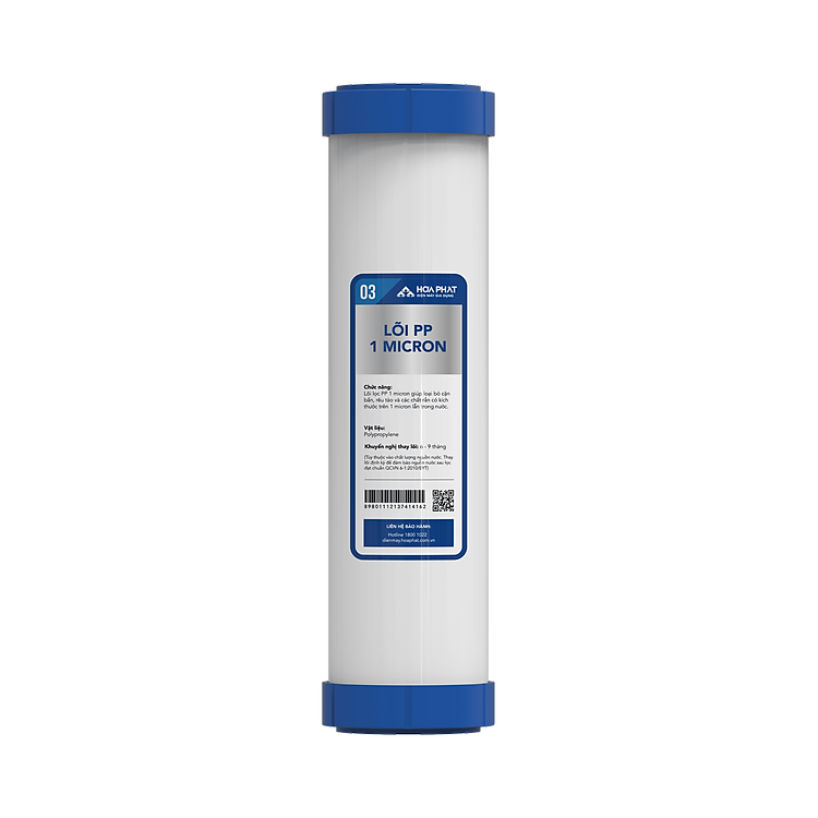 Lõi số 3 – Lõi PP 1 Micron Hòa Phát - Hàng Chính Hãng