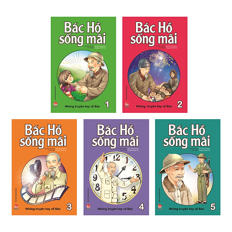 Combo Bác Hồ Sống Mãi (5 cuốn)