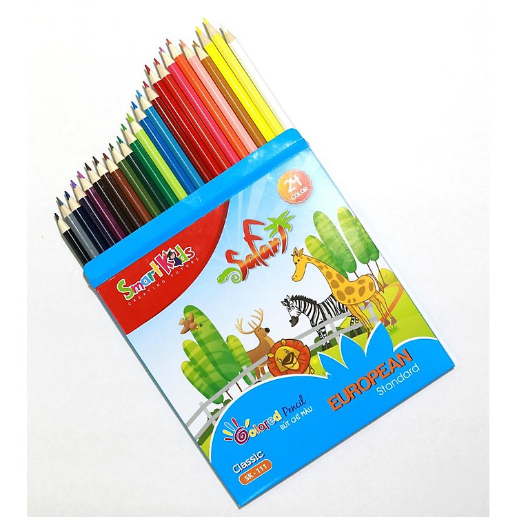 Bút Chì Màu Classic SK-111 (24 màu) - Ảnh 4