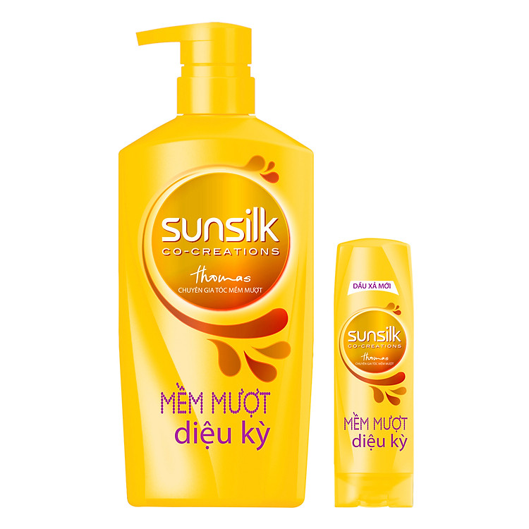 Bộ Đôi Dầu Gội 900g Và Dầu Xả 170g Sunsilk Mềm Mượt Diệu Kỳ Mới