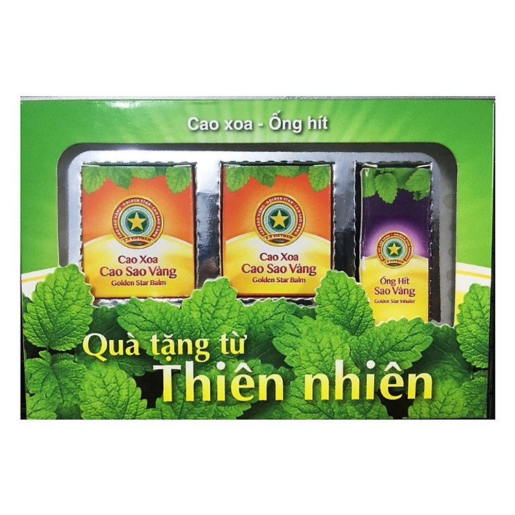 Qùa tặng thiên nhiên - Cao xoa ống hít Sao Vàng