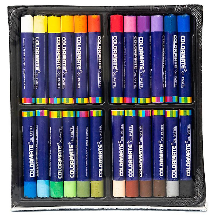 Bộ Bút Sáp Màu Dầu Colormate (24 chiếc) - Ảnh 3