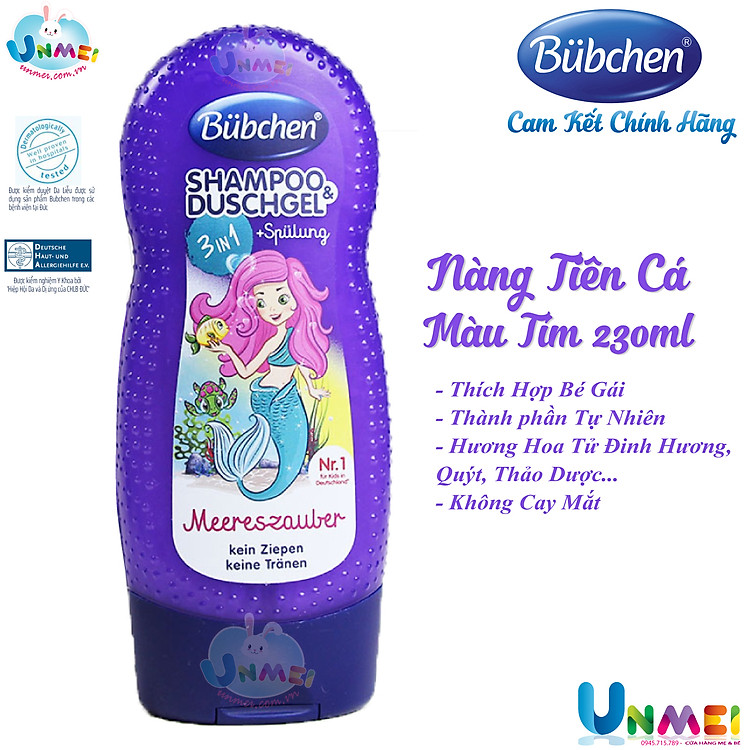 Sữa Tắm, Dầu Gội 2in1 Bubchen Đức Chính hãng Giá rẻ - Hình ảnh 2