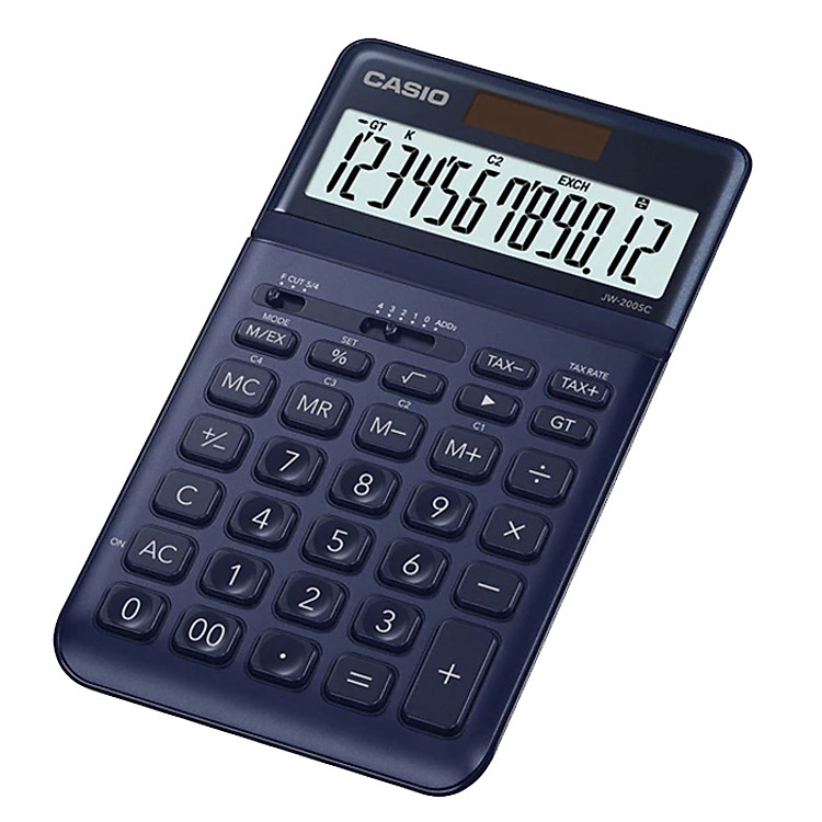 Máy Tính Để Bàn Casio JW200SC-NY – Xanh Denim