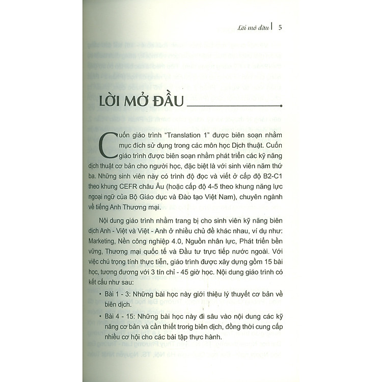 Translation 1 - Trường Đại học Ngoại Thương - Ảnh 5