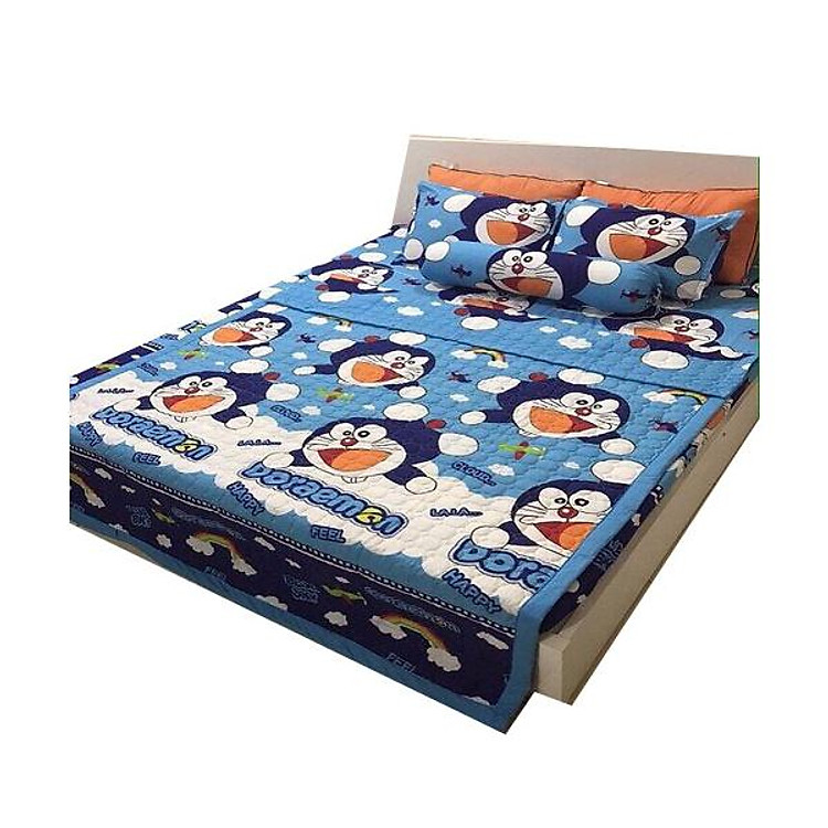 Chăn hè Cotton Poly doremon bay