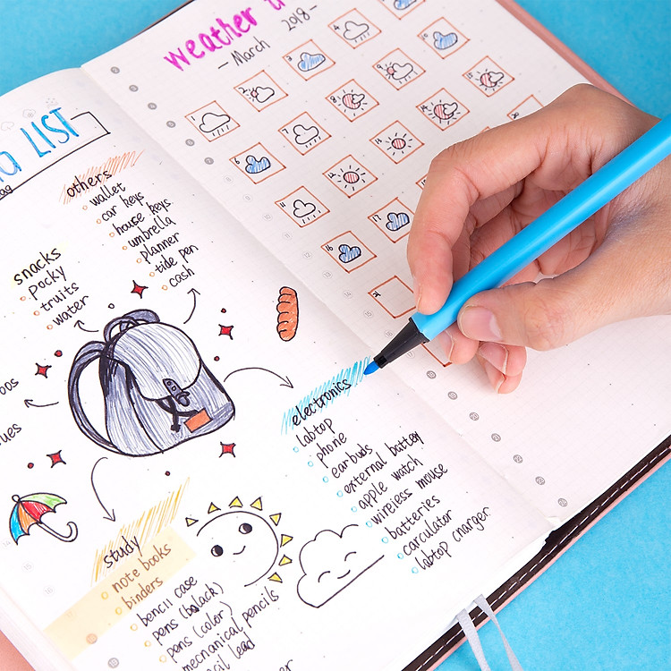 Bút Màu Nước Deli (12 màu) - Ảnh 6