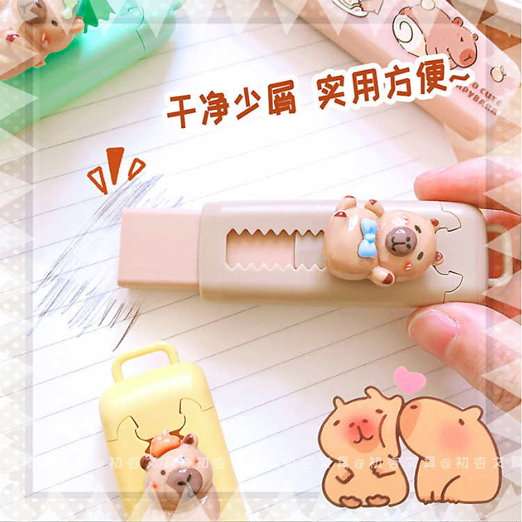 Bút Gôm Cao Su Kéo Đẩy (2.5*8cm) - Ảnh 3