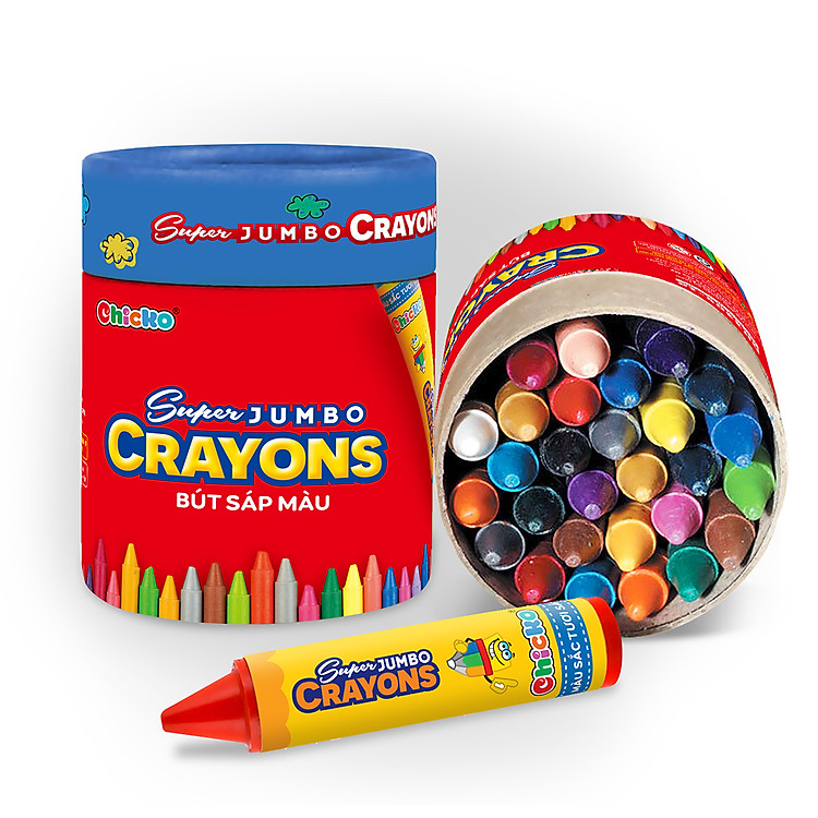 Bút Sáp Màu Super Jumbo Crayons (18 màu) DK 3305 - Ảnh 2
