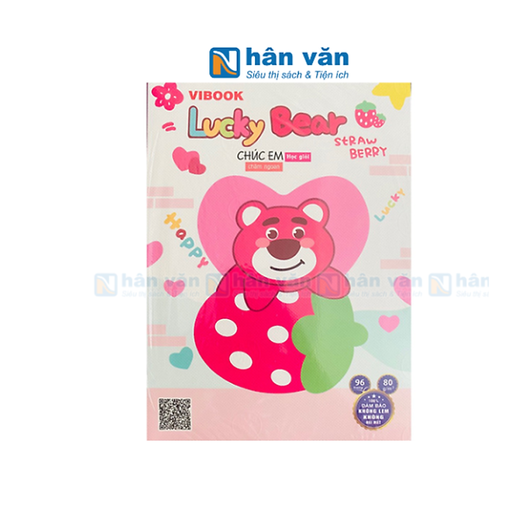 Tập Học Sinh ViBook Lucky Bear 96 Trang 80gsm - Ảnh 2