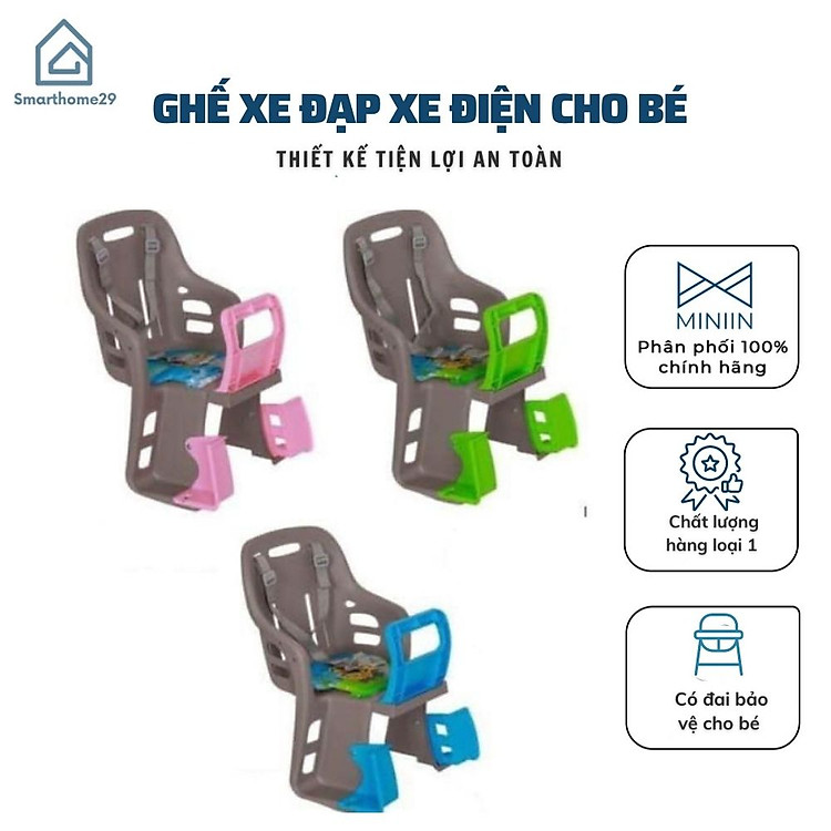 Ghế Ngồi Xe Đạp Cho Bé An Toàn Chính hãng Ưu đãi