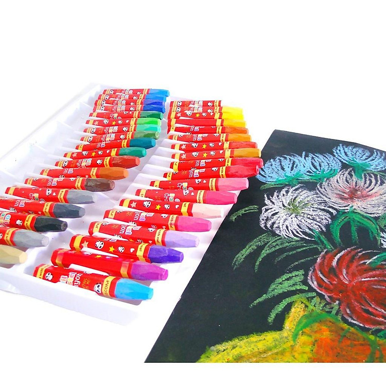 Sáp Màu Stacom OP218 (18 màu) - Ảnh 2