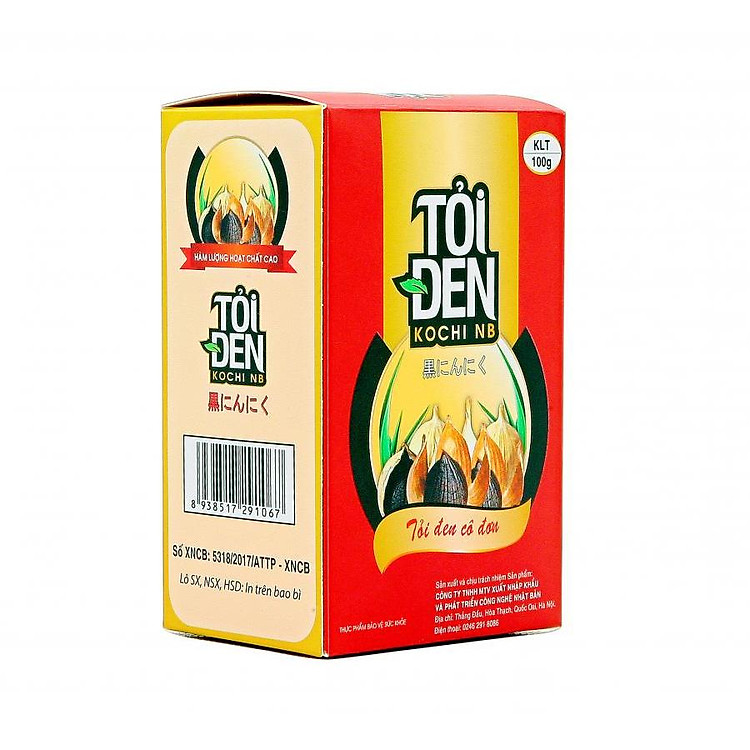 Tỏi đen Kochi cô đơn bóc vỏ 100g