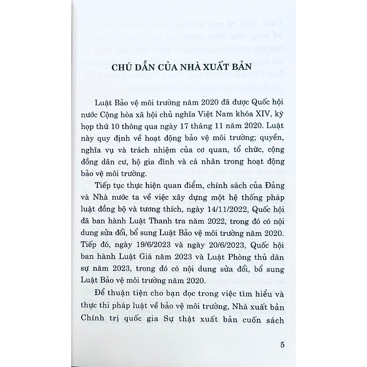 Luật Bảo vệ môi trường (Hiện hành) (sửa đổi bổ sung năm 2022,2023) - Ảnh 2