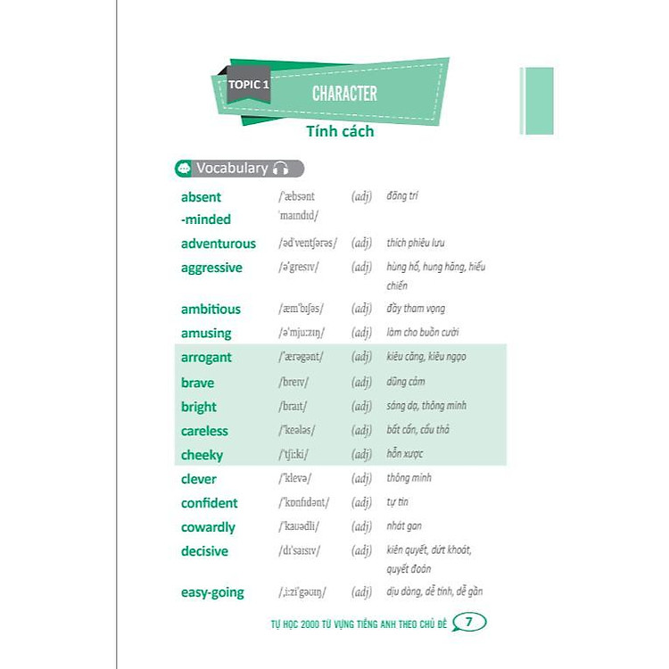 Tự Học 2000 Từ Vựng Tiếng Anh Theo Chủ Đề - Ảnh 4