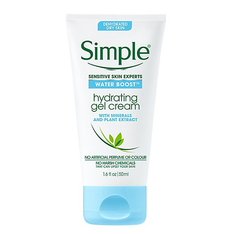 Kem Dưỡng Ẩm Simple Water Boost Hydrating Gel Cream 50ml