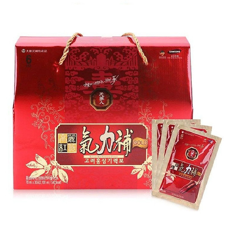 Nước Hồng Sâm Korean Red Ginseng (Hộp 70ml x 30 gói)