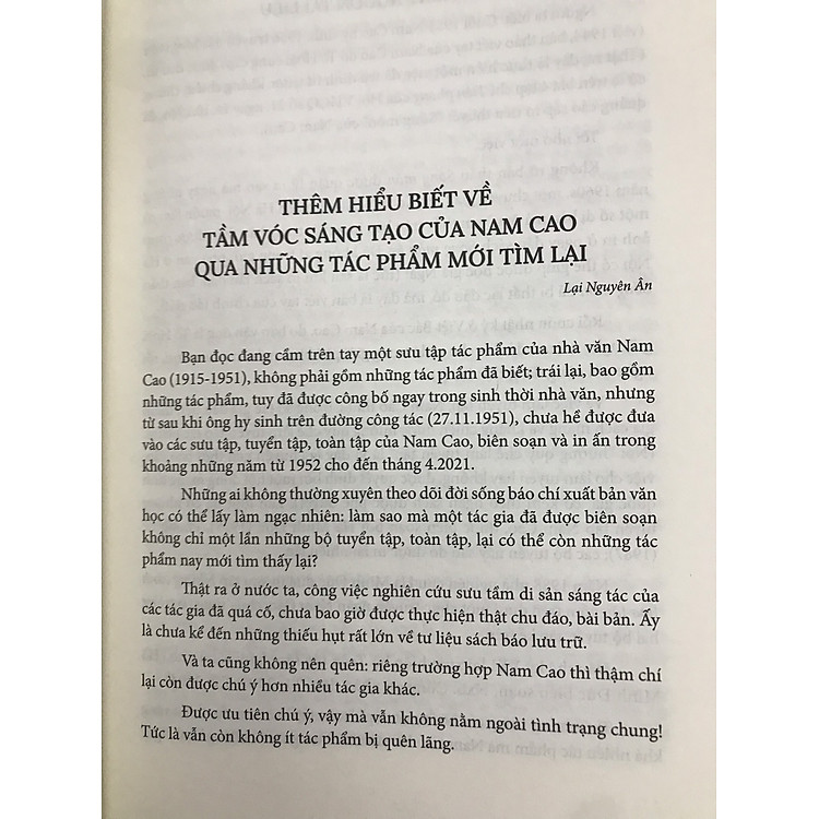 Người Câm Biết Nói - Nam Cao (Các Tác Phẩm Bị Quên Lãng Lần Đầu Tìm Thấy) - Ảnh 2
