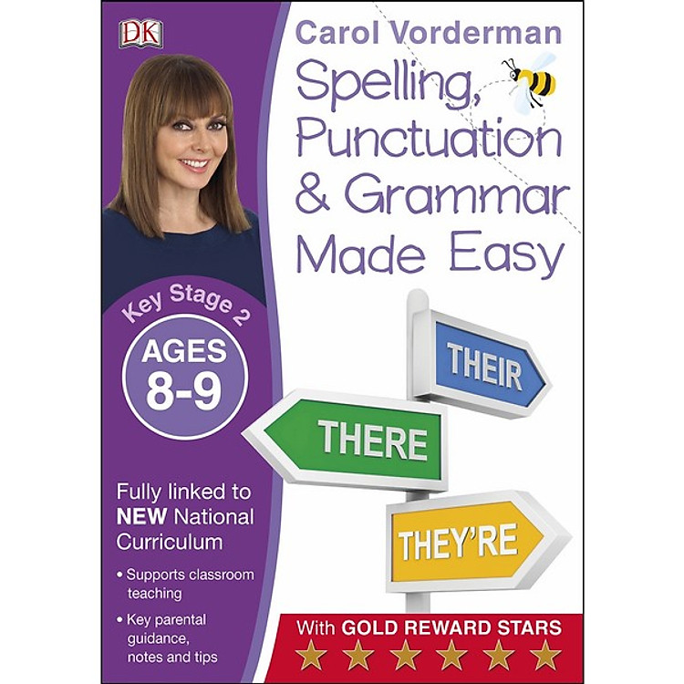 Sách Carol Vorderman: Spelling, Punctuation and Grammar Ages 8-9 Key Stage 2