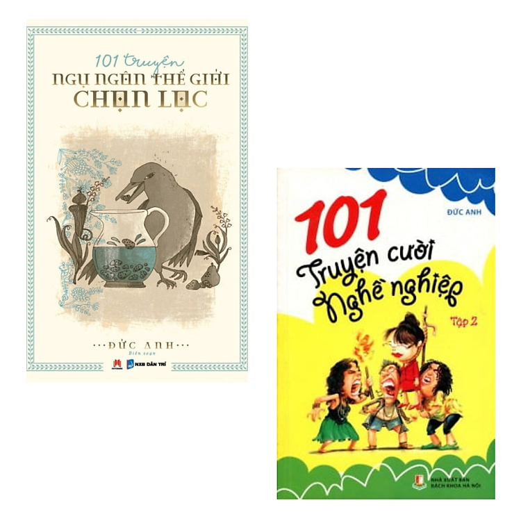 CKC- Sách Huy Hoàng- Combo 2 Cuốn- 101 Truyện Ngụ Ngôn Thế Giới Chọn Lọc+ 101 Truyện Cười Nghề Nghiệp (Tập 2)