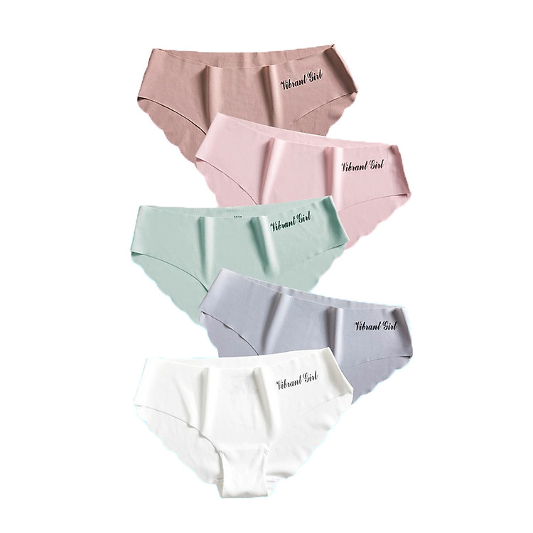 Combo 5 Quần lót nữ đúc su viền sóng không đường may - ZQ1028 (Màu ngẫu nhiên)
