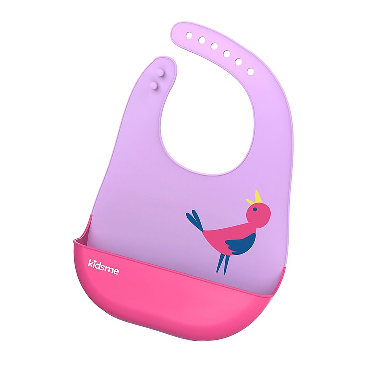 Tham Khảo tại ConCung: Yếm Ăn Silicone Kidsme - Hồng Tím , nhận ngay nhiều Ưu đãi