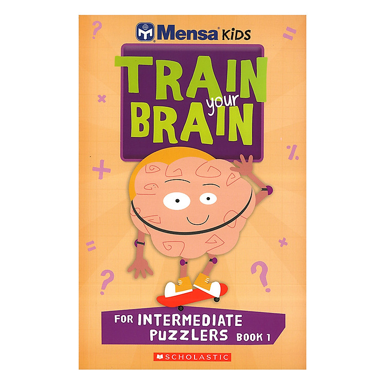 Sách Mensa Train Your Brain Intermediate Puzzles Book 1