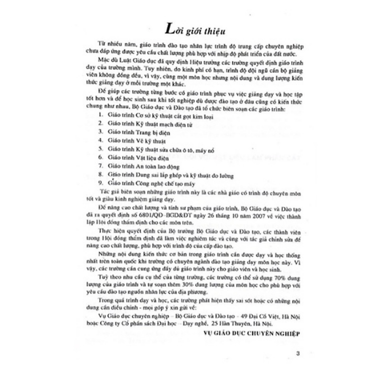 Giáo Trình Cơ Sở Kỹ Thuật Cắt Gọt Kim Loại (DN) - Ảnh 3