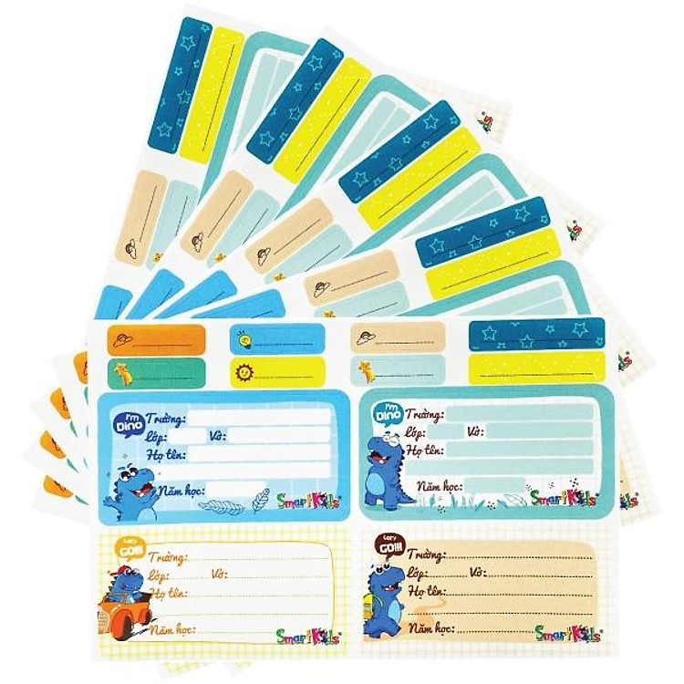 Nhãn Vở Smart Kid Dino LB03 (20 nhãn)