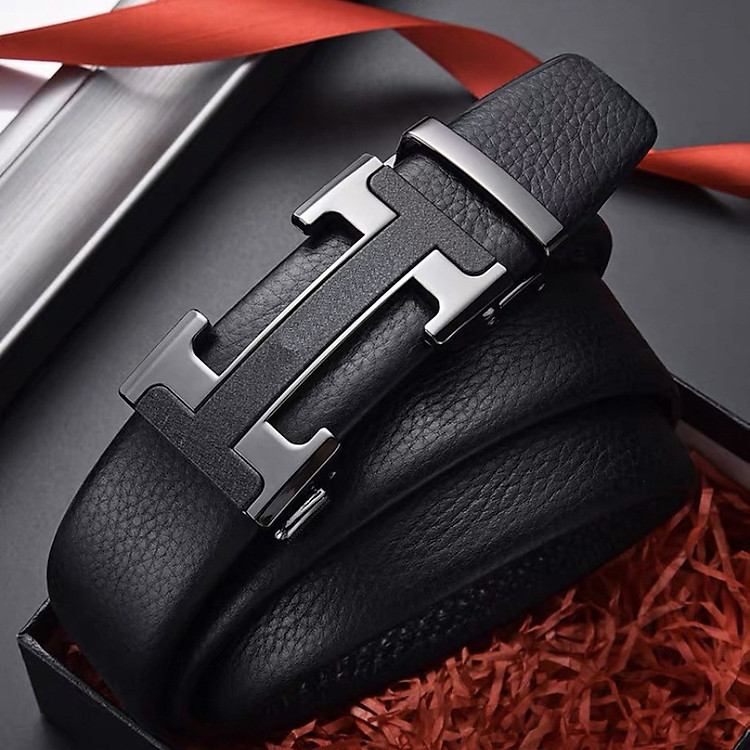 Thắt lưng nam khóa tự động dây da mềm cao cấp - Thiết kế nam tính TOPEE TLT002