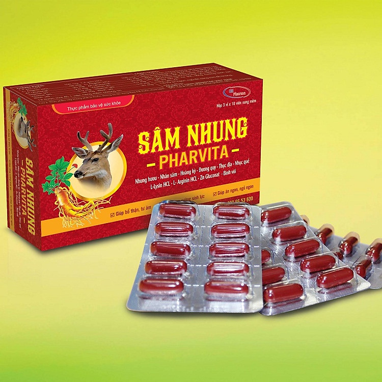 Thực phẩm chức năng SÂM NHUNG PHAVITA