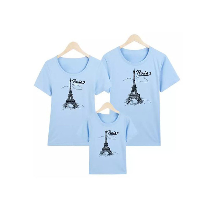 Áo Cho Cả Gia Đình Màu Xanh Dương Cao Cấp