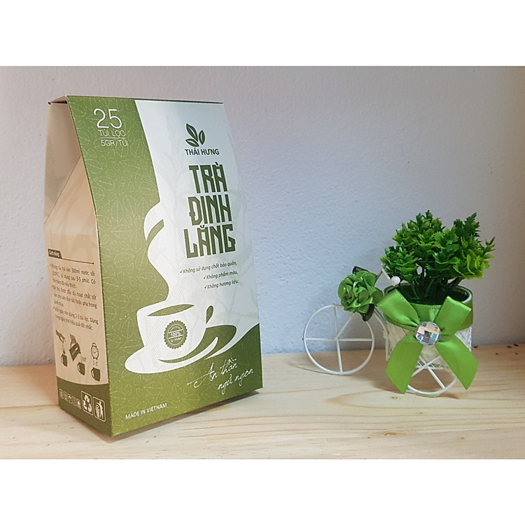 Combo 05 hộp Trà ĐINH LĂNG Thái Hưng An thần, giảm stress, ngủ ngon