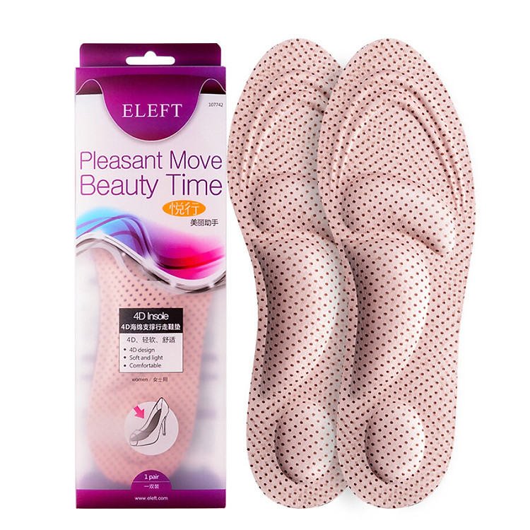 Miếng Lót Giày Mát-xa Thấm Hút 4D ELEFT (Cỡ 39-45)
