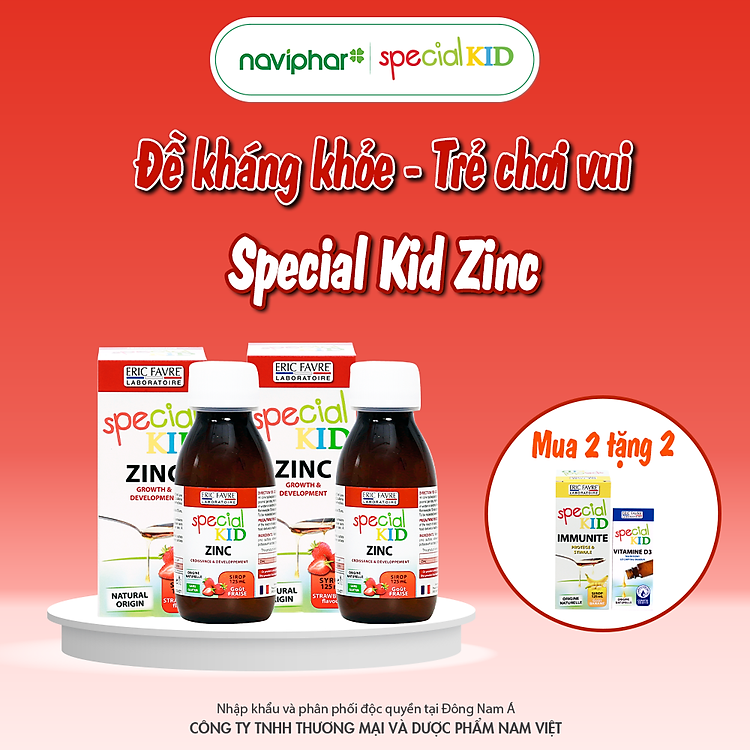 Tham Khảo tại ConCung: TPBVSK Special Kid Zinc - Bổ sung Kẽm , nhận ngay nhiều Ưu đãi