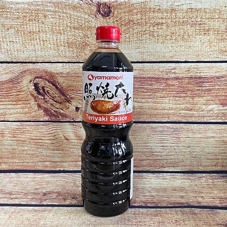 Sốt Teriyaki Yamamori 1 Lít - Không chất bảo quản - Sốt ướp thịt cá kiểu Nhật Bản