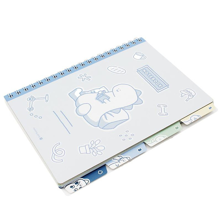 Sổ Lò Xo Đánh Dấu Bìa Nhựa Kẻ Ngang Morning Glory 111131-89627 - Ảnh 2