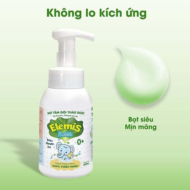 Bọt tắm gội thảo dược Elemis 250ml Uy tín Tiết kiệm - Hình ảnh 4