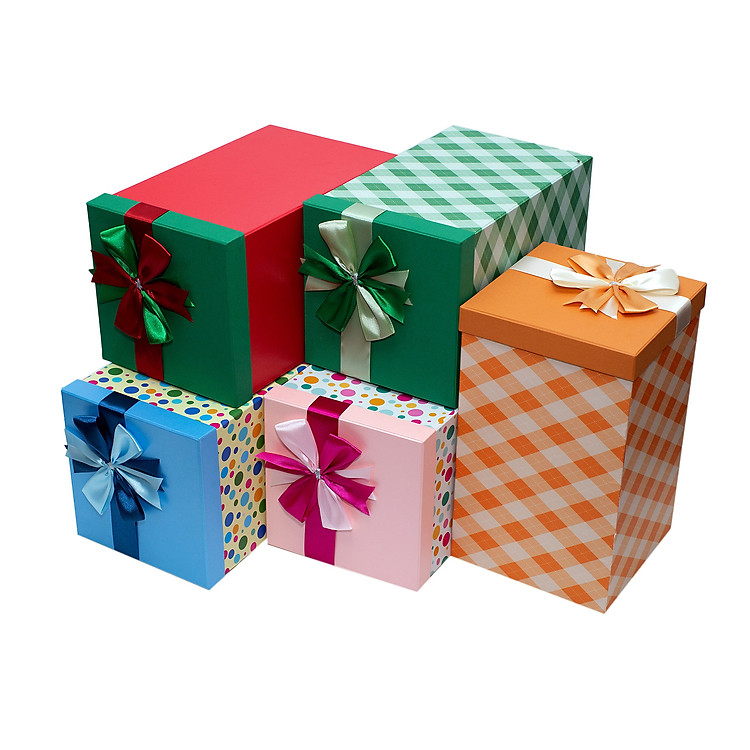 Hộp Quà Vuông V024 (19.5 x 19.5 x 33 cm)