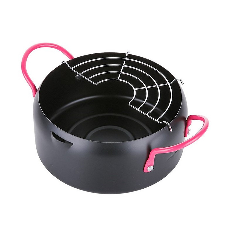 Nồi chiên đa năng ngập dầu sâu lòng kèm vỉ gác nồi