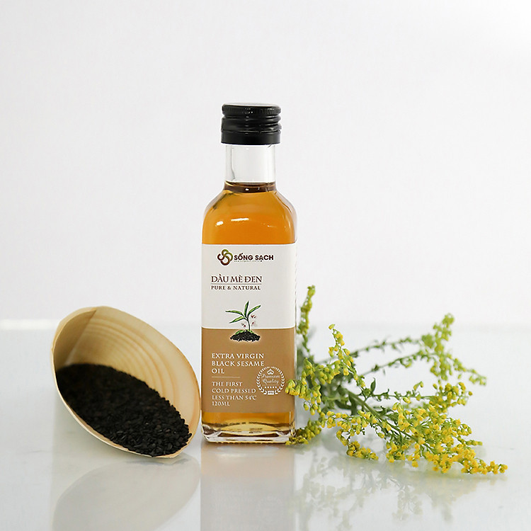 Dầu mè đen nguyên chất Sống Sạch Quảng Nam 120ml
