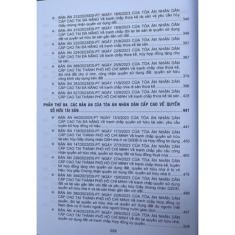 Tuyển Tập Các Bản Án Của Toà Án Nhân Dân Cấp Cao Về Dân Sự Và Tố Tụng Dân Sự - Ảnh 5