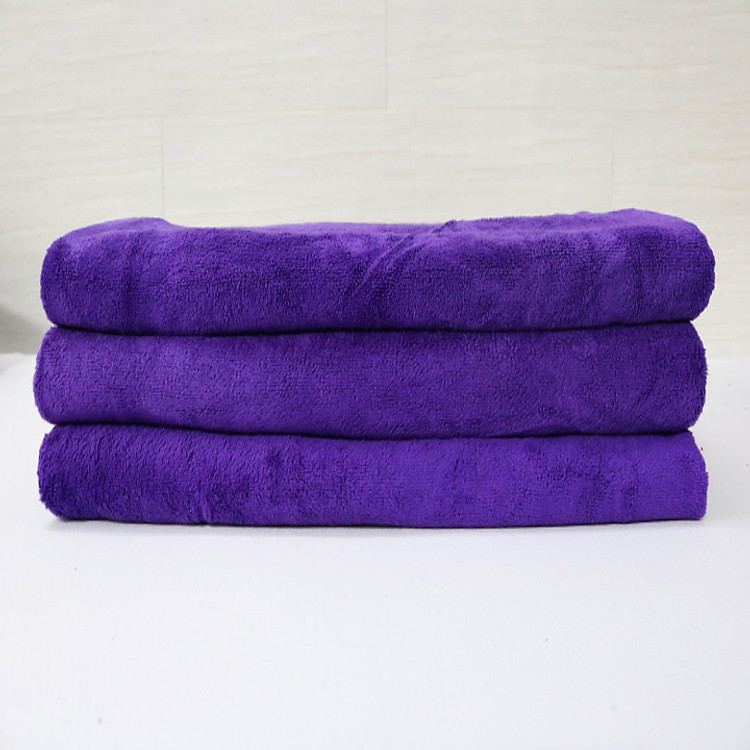 Combo 5 Khăn Quấn Tóc, Khăn Mặt Microfiber Nam Phong - 35x75cm - Màu Tím